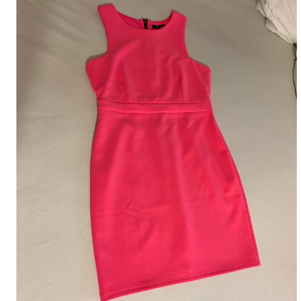 monteau pink dress